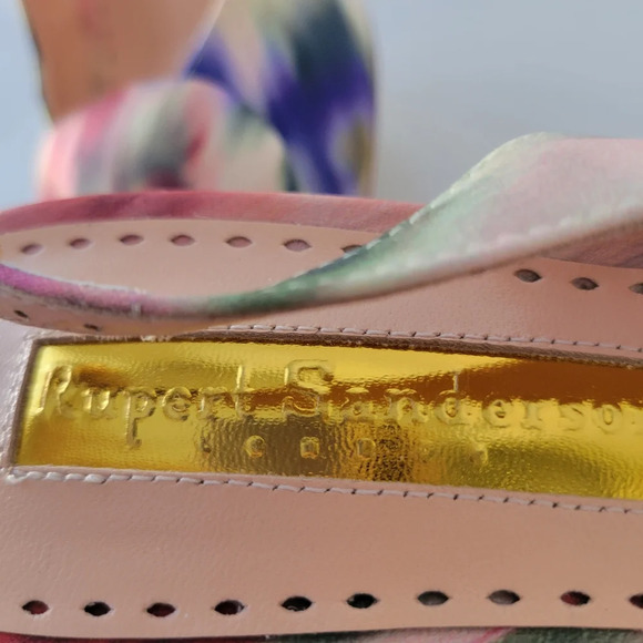 Rupert Sanderson Watercolor Kitten Heels / Size 38 (US 7.5) - Picture 5 of 11